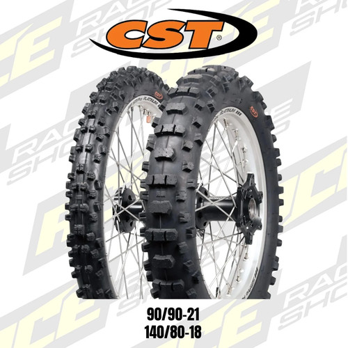 Cst front rear enduro tyres - cst,